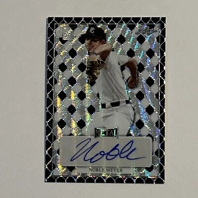 2022 Leaf Perfect Game Autographs Black Wave #MA-NM1 Noble Meyer /5 (AU, RC) - Image 1 of 2