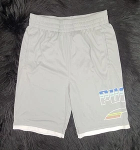 PUMA Youth Comfort Black Shorts Boys Size Large 14/16 - Picture 1 of 8