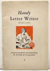 Pratico scrittore di lettere tutor di grammatica e modelli di scrittura di lettere c.1938 - Foto 1 di 6