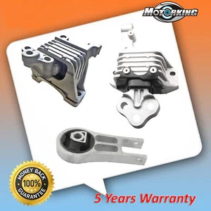 Premium Quality Engine Motor & Auto Trans. Mount Set For 15-17 Chrysler 200 3.6L - Picture 1 of 12