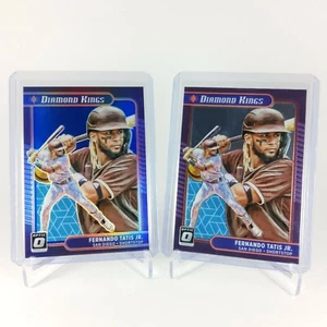 Donruss Optic 2021 azul paralelo DK Fernando Tatis Jr. #27 SN 62/75 Plus base DK - Imagen 1 de 6