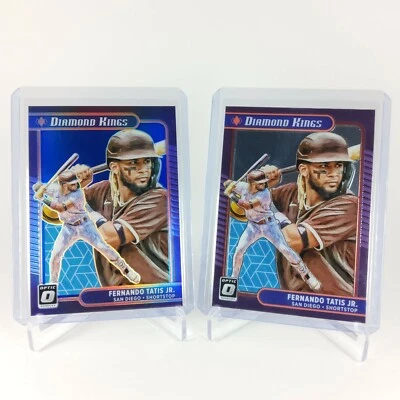 2021 Donruss Optic Blue Parallel DK Fernando Tatis Jr. #27 SN 62/75 Plus Base DK - Image 1 of 4