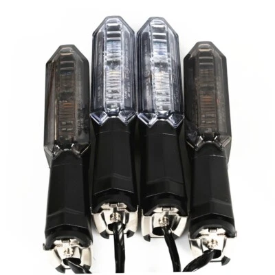 Para Kawasaki KLR650 2009-2023 2 PIEZAS LED Señal de giro Ámbar Luz Indicador Ajuste Foto 1 de 4