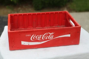 Vintage Coca-Cola rot Kunststoff Tragetasche Kiste OD: 18 3/4 x 12 1/2 x 5 1/2 - Bild 1 von 6