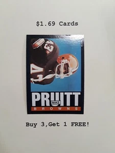1985 Topps Mike Pruitt #233 football card Cleveland Browns - Picture 1 of 2