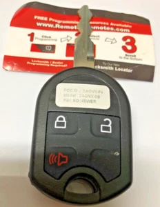 Car key fob keyless entry remote fits Ford, Lincoln, Mercury, Mazda - Picture 1 of 2