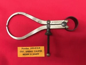 Brown & Sharpe 599-814-4 Outside Spring Caliper, 4" IN STOCK - Picture 1 of 3