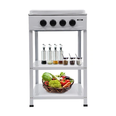 Juego de 4 quemadores de cocina de restaurante comercial con tapa Foto 1 de 4