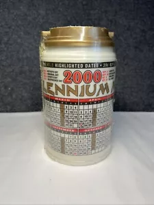 2000 Millennium Travel Mug/Lid 16 oz Whirley Industry USA Sealed Vintage - Picture 1 of 7