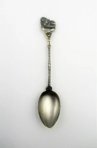Cuchara de recuerdo antigua Lucerna plata .800 Suiza KFK K.F. Kapler - Imagen 1 de 8