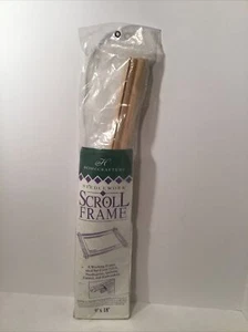 Home Crafters Needlework Scroll Frame Hardwood Complete 9" X 18" - Picture 1 of 4
