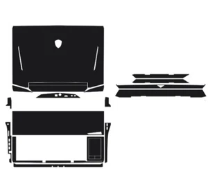 "Kohlefaser Aufkleber Skin Cover Schutz für MSI GT80 GT80S GT83 GT83VR 18,4" - Bild 1 von 30