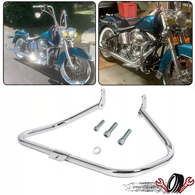 Chrome Highway Engine Guard Crash Bar For 2000-17 Harley Heritage Softail FatBoy - Image 1 of 4