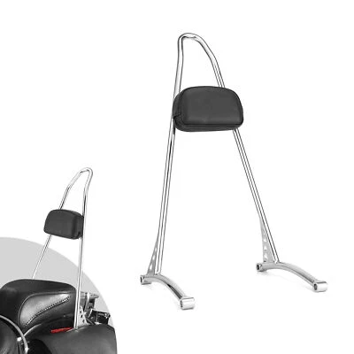 Respaldo de pasajero de 21" de alto barra Sissy para Harley Fat Boy FLSTF tren nocturno FXSTB Foto 1 de 4