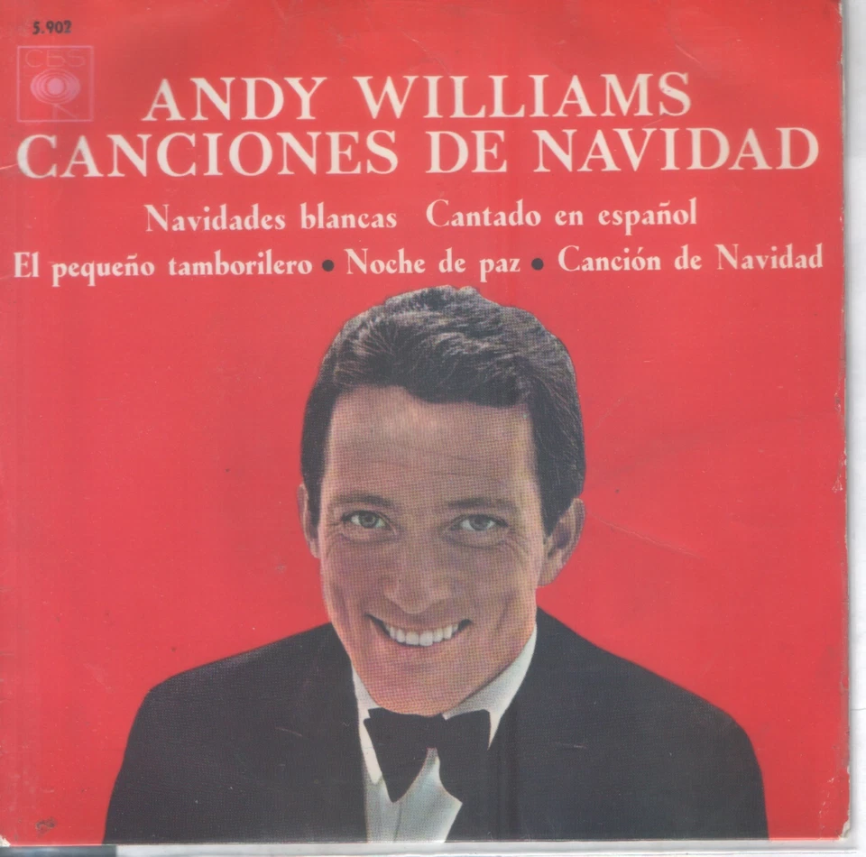 ANDY WILLIAMS EP Spain 1964 Navidades Blancas ( In Spanish ) +3 - Image 1 of 1