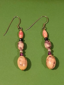 Cute Polished Speckle Bead Earrings - Picture 1 of 3