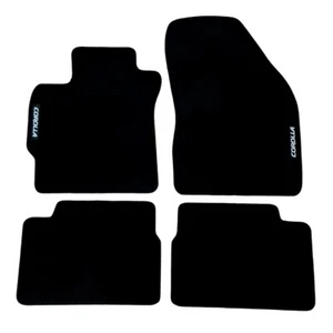 Alfombrillas de coche para Toyota Corolla terciopelo impermeables alfombras negras forros automáticos nuevas - Imagen 1 de 8