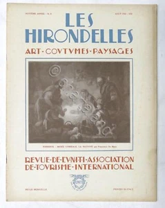 Rivista Les Hirondelles N. 8 - 1930 UNITI Association de Tourisme International - Picture 1 of 2