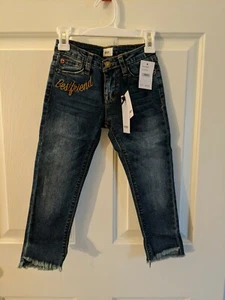 HUDSON Embroidered Cropped Denim for Girls NWT  - Picture 1 of 8