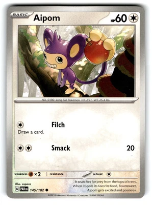 2023 Pokemon Aipom #145/182 - Image 1 of 2
