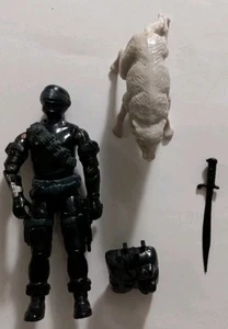 1985 G.I. Joe Snake Eyes With Timber V2 Complete Original Vintage - Picture 1 of 4