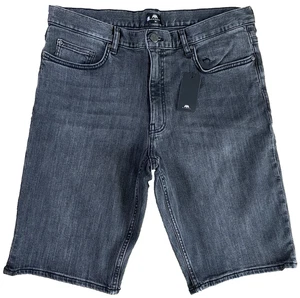 MenDeez ( 34 ) Skin Fit Shorts Black Dray Dark Wash 10” Inseam - Picture 1 of 17