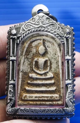 Phra Somdej, Talismán, Tailandés, Antiguo, Buda, LP Toh, Raro, Colgante, Amuleto, Bendito Foto 1 de 4