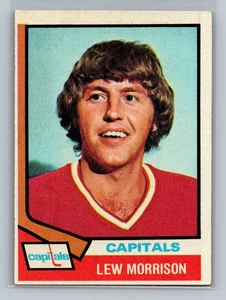 1974-75 Topps #125 Lew Morrison Washington Capitals - Picture 1 of 2