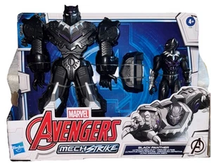 Black Panther Avengers Hasbro Marvel Mech Strike 8" Actionfigur Mech Suit Neu - Bild 1 von 4