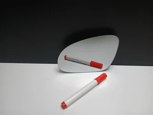 OEM 2005-2010 VW Passat Jetta Driver Side LH Heated Mirror Glass Used - Picture 1 of 9