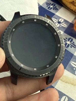 Samsung Galaxy Gear S3 SmartWatch 46mm, sem carregamento, sem energia apenas face (base - Imagem 1 de 4