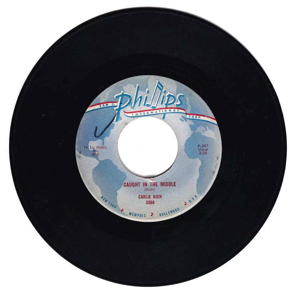 Charlie Rich. Who Will The Next Fool Be/ Caught In The Middle 45 rpm Foto 1 de 1