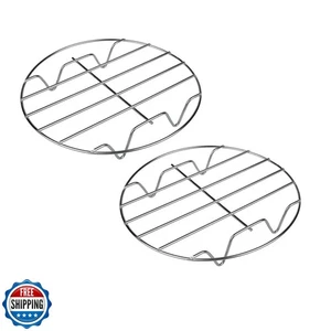 TamBee 8 Inch Cooking Rack Round 304 Stainless Steel Cooling Racks Baking and - Picture 1 of 5