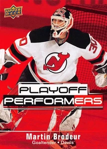 2009-10 Upper Deck Playoff Performers #PP9 Martin Brodeur - Picture 1 of 2