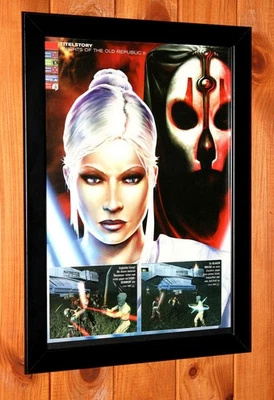 Star Wars Knights of the Old Republic II 2 Promo Werbeblatt Poster Ad Page Frame - Bild 1 von 4