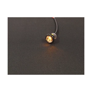 Fortpro 3/4" Amber Round Clearance/Marker Led Light with 1 LED and Clear Lens | - Bild 1 von 1