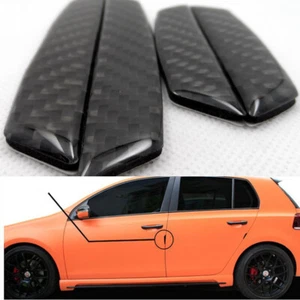 Car Door Edge Guard Protect Carbon fiber Black for Camry Corolla Reiz 4Pcs set - Foto 1 di 9
