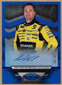 2016 Certified Paul Menard 6/20 Auto NASCAR Mirror Blue SSP Certified Potential