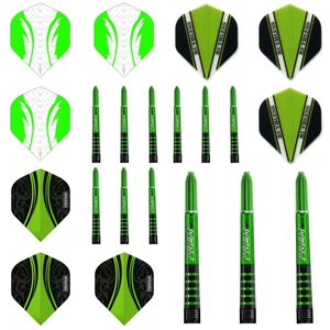 Winmau Prism Force Dart Schäfte + Dart Flights Pentathlon und Archers Kombi Set