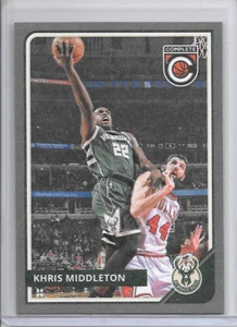 2015-16 Khris Middleton Insert Complete Silver Basketball Card #110 Timberwolves - Imagen 1 de 2