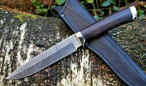 A.Maruschin Russland Outdoor Jagd Messer Универсал Damast stahl HRC62 Handarbeit - Bild 1 von 9