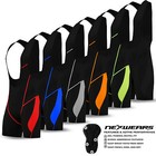 Mens Cycling Padded Bib Shorts Cycle Compression Tights Pants Coolmax