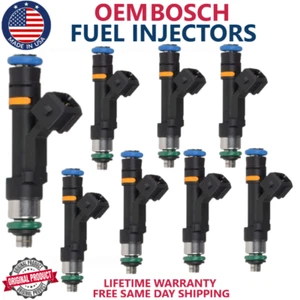 OEM BOSCH x8 Fuel Injectors For 2003-2005 Ford 5.4L V8 #0280158044 - Picture 1 of 4