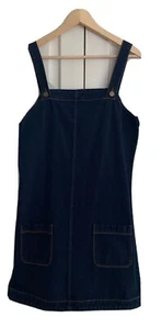 Denim Pinafore Dungaree Dress From Red Herring Size 12 - Picture 1 of 7