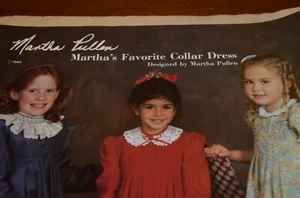 Martha Pullen Martha's Favorite Collar Dress Girls Sizes 1-4 UNCUT - Picture 1 of 8