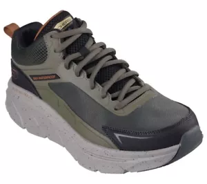Walker uomo Skechers relaxed fit D'Lux Extra Wide Fit 232953 oliva/arancione nuovo - Foto 1 di 6