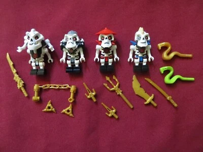 LEGO Ninjago Minifigures Lot. Samukai,Nuckal,Kruncha,Wyplash, Weapons, HTF ,RARE - Image 1 of 2