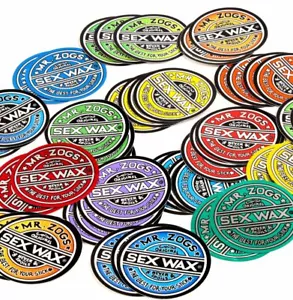 Mr Zogs Sex Wax 3 inch Circle Stickers 5 pack - Picture 1 of 1