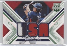 2019 Elite Extra Edition USA National Team Materials Emerald /10 Tyler Callihan
