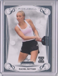 2023 Leaf Pickleball RACHEL RETTGER Silver Border Premier Edition Card #35